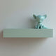 3D Printed Fantasy Fox Wall Shelf | Minimal Floating Display Ledge with Cute Creature Buddy | Modern Kids Room and Cozy Gaming Decor Accent