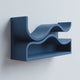 3D Printed Wave Wall Shelf | Sculptural Floating Ledge with Fluid Curves| Modern Abstract Decor for Minimalist Interiors and Creative Spaces